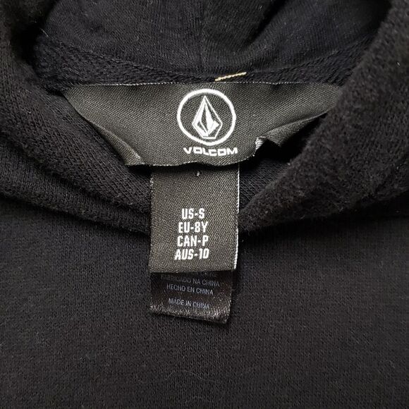 Volcom Stone Stacker Fleece Hoodie - Black - Men's Size Small - Picture 5 of 5